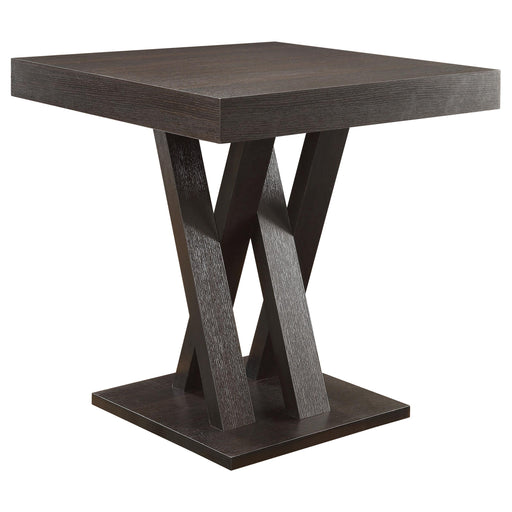 Freda Square Counter Height Table Cappuccino - Just Furniture (PA) - Multi Location