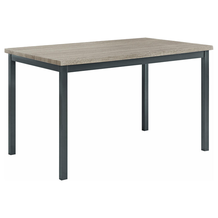 Garza Rectangular Dining Table Black - Just Furniture (PA) - Multi Location