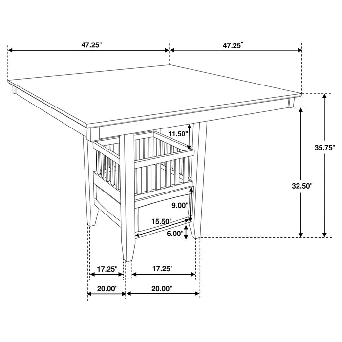 Jaden 5 Pc Counter Height Dining Sets - Just Furniture (PA) - Multi Location