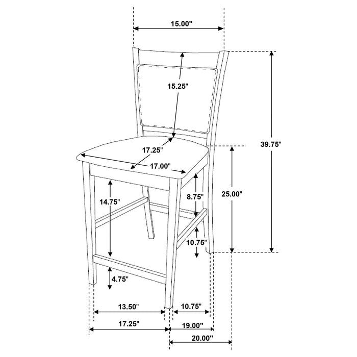 Jaden 5 Pc Counter Height Dining Sets - Just Furniture (PA) - Multi Location