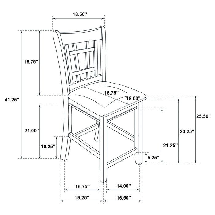 Lavon 5 Pc Counter Height Dining Sets - Just Furniture (PA) - Multi Location