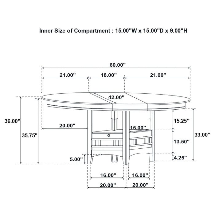 Lavon 5 Pc Counter Height Dining Sets - Just Furniture (PA) - Multi Location