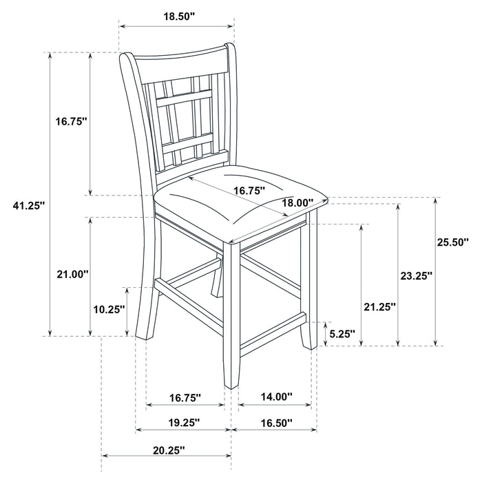 Lavon 5 Pc Counter Height Dining Sets - Just Furniture (PA) - Multi Location