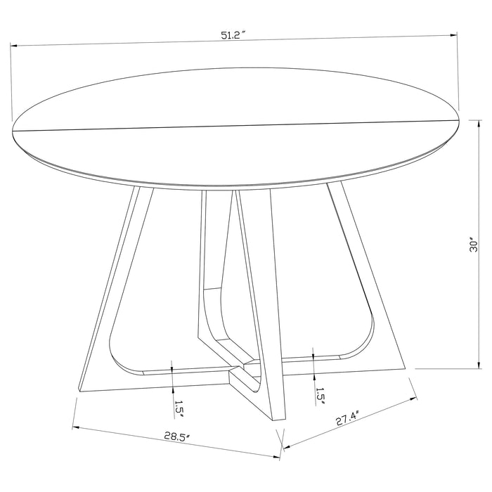 Gwynn Dining Table - Just Furniture (PA) - Multi Location