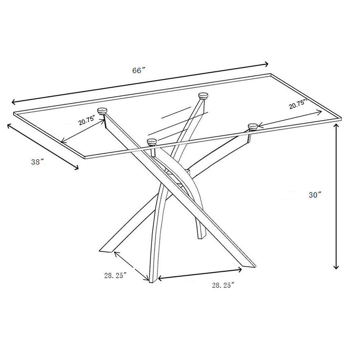 Carmelo 5 Pc Dining Sets - Just Furniture (PA) - Multi Location