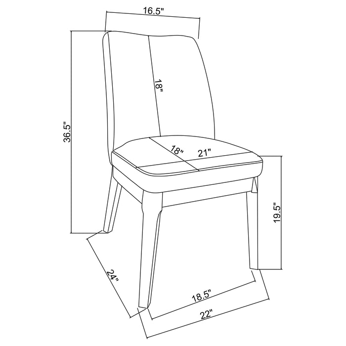 Carissa Side Chair - Just Furniture (PA) - Multi Location