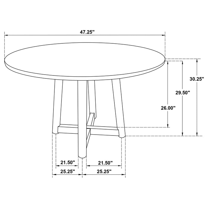 Dinah 5 Pc Dining Set - Just Furniture (PA) - Multi Location