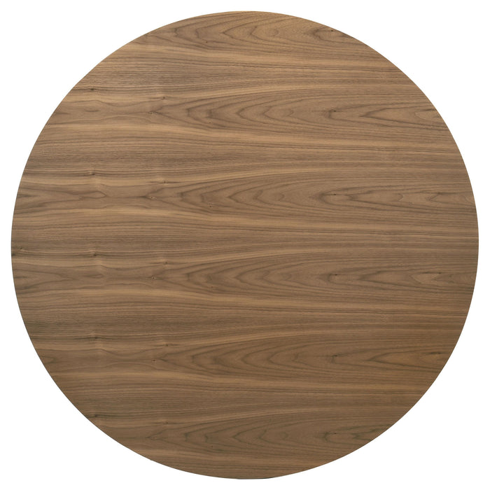 Crestmore 5-piece 46-inch Round Wood Dining Table Set Walnut - Just Furniture (PA) - Multi Location