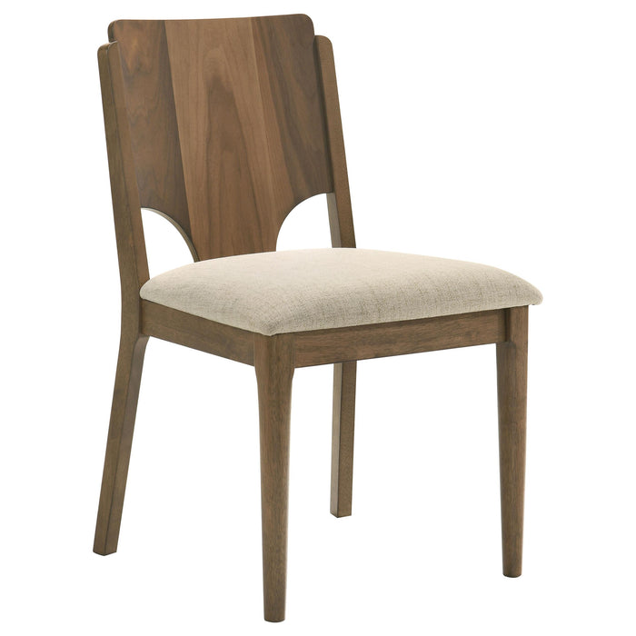 Crestmore 5-piece 46-inch Round Wood Dining Table Set Walnut - Just Furniture (PA) - Multi Location