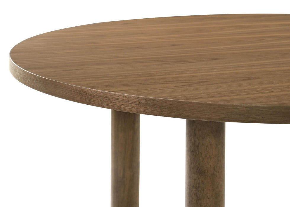 Crestmore 5-piece 46-inch Round Wood Dining Table Set Walnut - Just Furniture (PA) - Multi Location