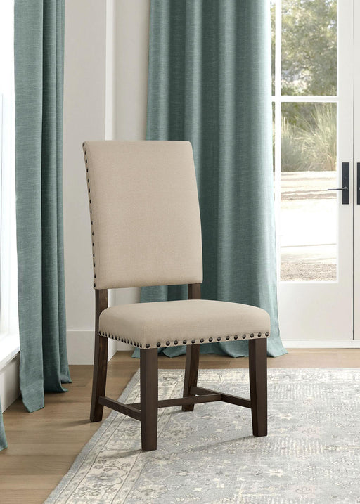 Twain Upholstered Side Chairs Beige (Set of 2) - Just Furniture (PA) - Multi Location