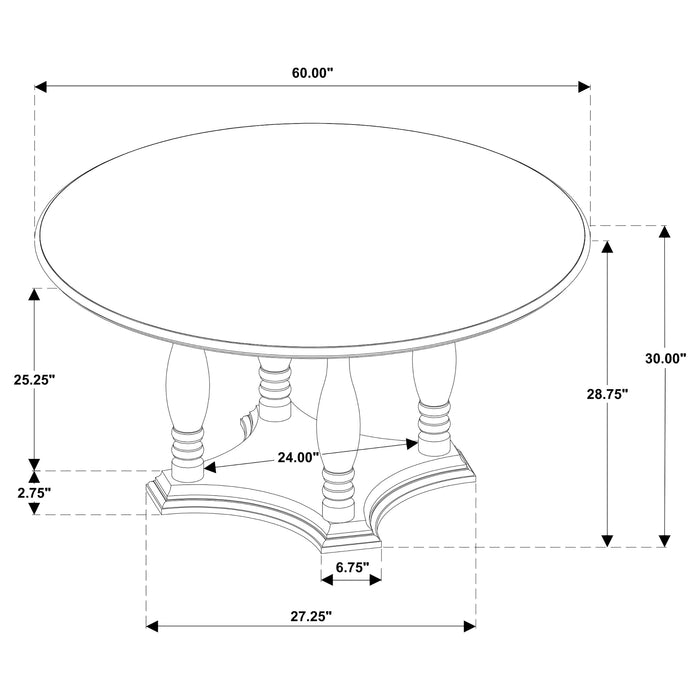 Landon Dining Table - Just Furniture (PA) - Multi Location