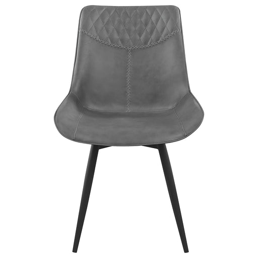 Brassie Upholstered Side Chairs Grey (Set of 2) - Just Furniture (PA) - Multi Location