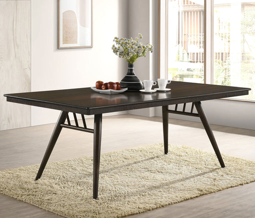 Wes Rectangular Dining Table Dark Walnut - Just Furniture (PA) - Multi Location