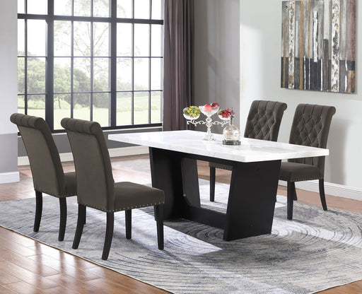 Sherry Rectangular Marble Top Dining Table set - Just Furniture (PA) - Multi Location