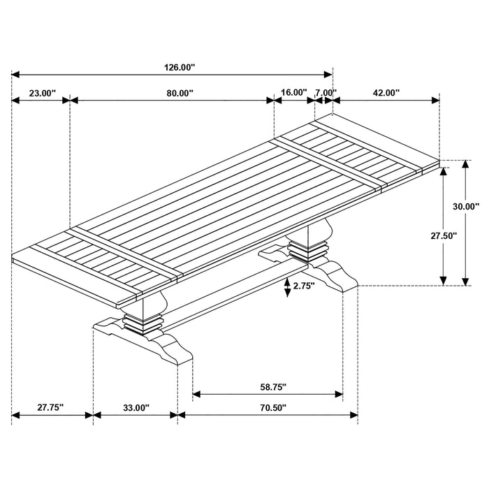 Florence Dining Tables - Just Furniture (PA) - Multi Location