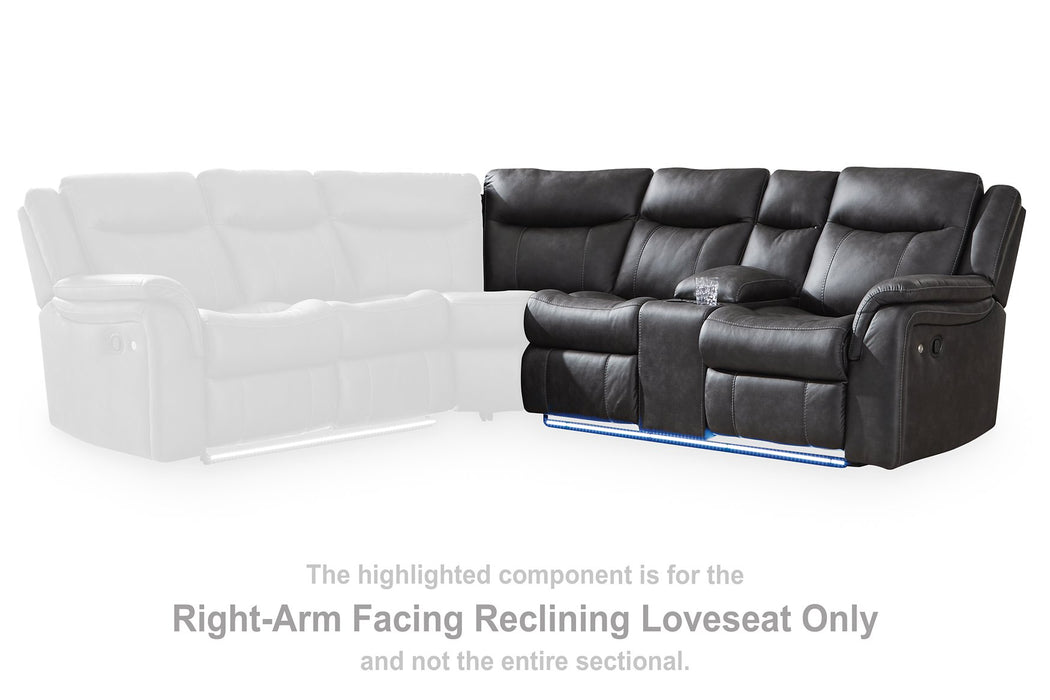 Sultan Meadow Reclining Sectional - Just Furniture (PA) - Multi Location
