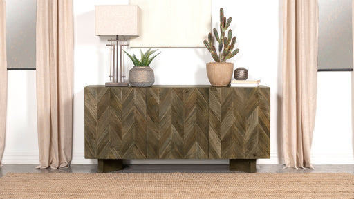Tyler 3-door Dining Sideboard Server Mango Brown - Just Furniture (PA) - Multi Location