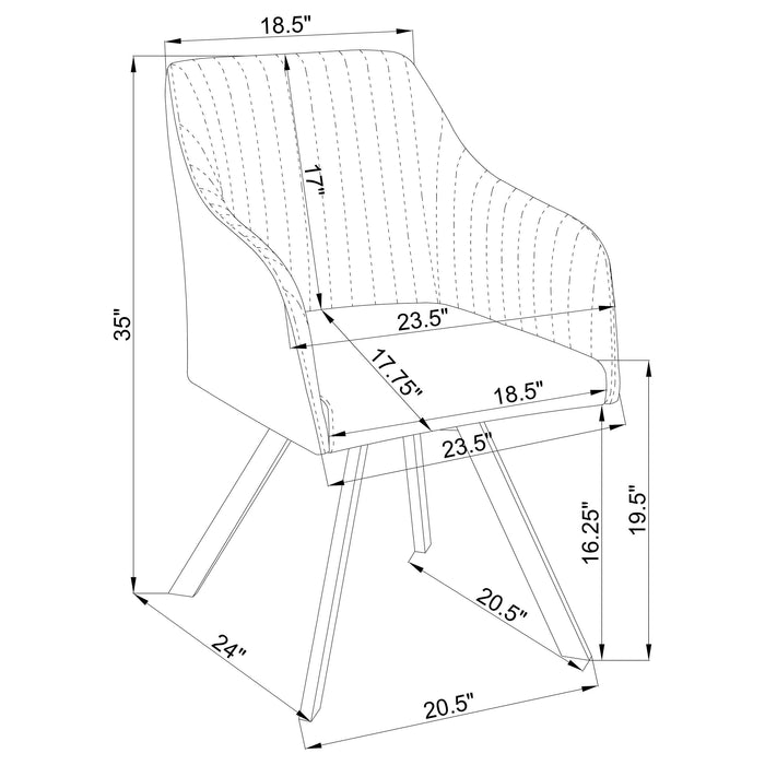 Arika Arm Chairs - Just Furniture (PA) - Multi Location