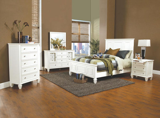 Sandy Beach Bedroom Set with High Headboard - Just Furniture (PA) - Multi Location