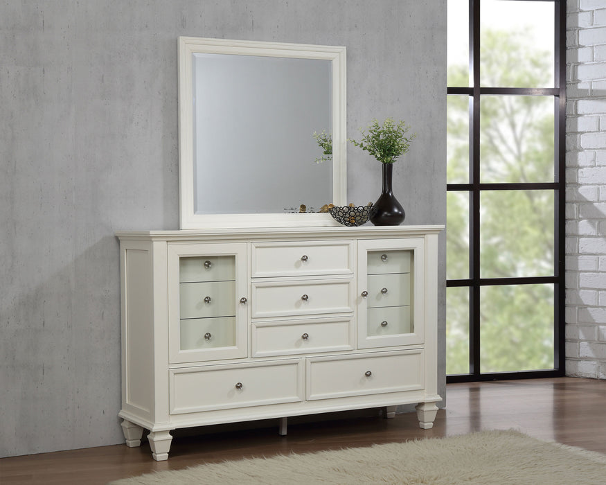 Sandy Beach Dresser With Mirror - Just Furniture (PA) - Multi Location