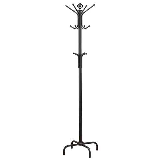 Collier 12-hook Coat Rack Black - Just Furniture (PA) - Multi Location