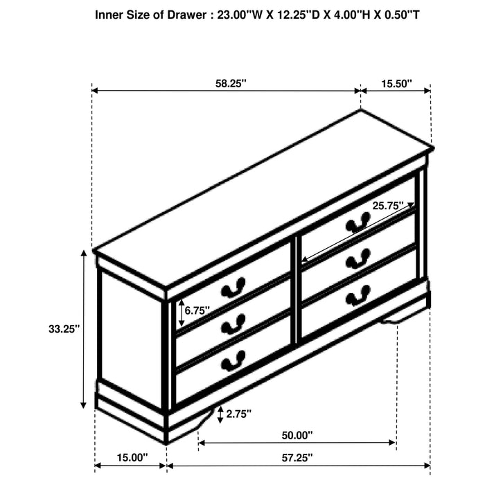 Louis Philippe 4 & 5 Piece Bedroom Sets Twin & Queen - Just Furniture (PA) - Multi Location