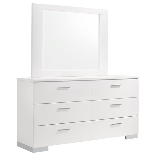 Felicity Dresser With Mirror - Just Furniture (PA) - Multi Location