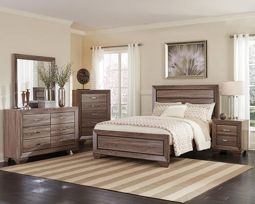 Kauffman Bedroom Set with High Straight Headboard - Just Furniture (PA) - Multi Location