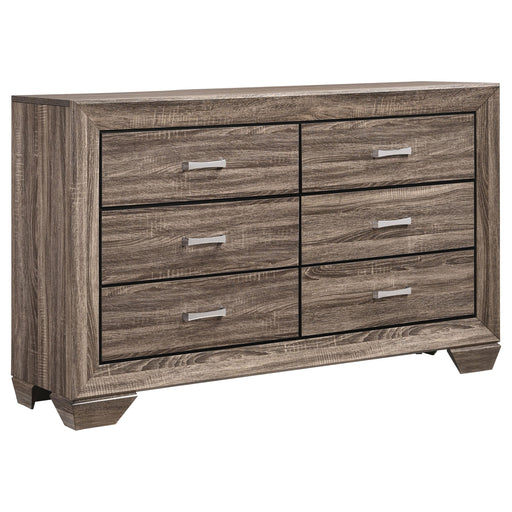 Kauffman 6-drawer Dresser Washed Taupe - Just Furniture (PA) - Multi Location