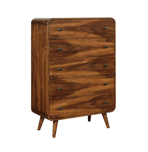 Robyn 5-drawer Chest Dark Walnut - Just Furniture (PA) - Multi Location