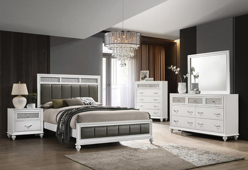 Barzini 4-piece California King Panel Bedroom Set White - Just Furniture (PA) - Multi Location