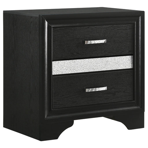Miranda 2-drawer Nightstand Tray Black - Just Furniture (PA) - Multi Location