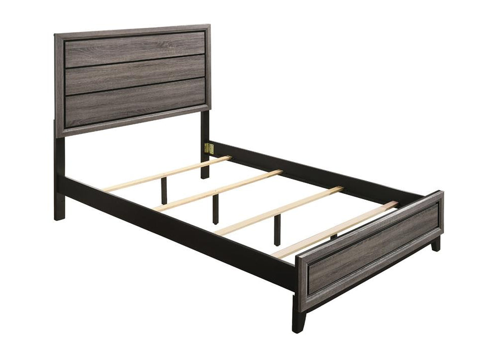 Watson Full & Twin Panel Bed Grey Oak - Just Furniture (PA) - Multi Location