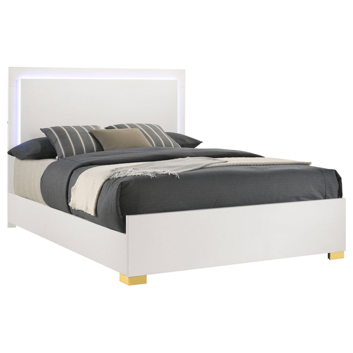 Marceline Beds White & Black Eastren King, Full, Twin, & Queen - Just Furniture (PA) - Multi Location