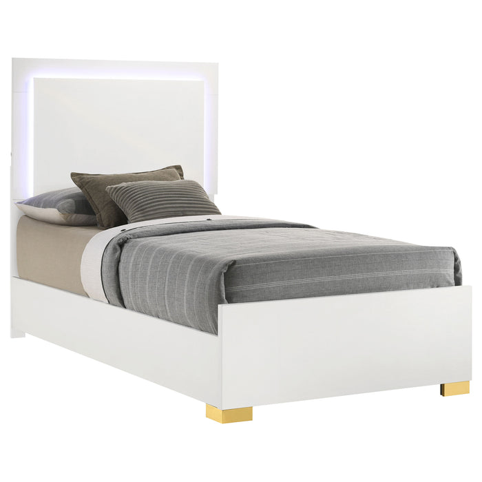 Marceline Beds White & Black Eastren King, Full, Twin, & Queen - Just Furniture (PA) - Multi Location