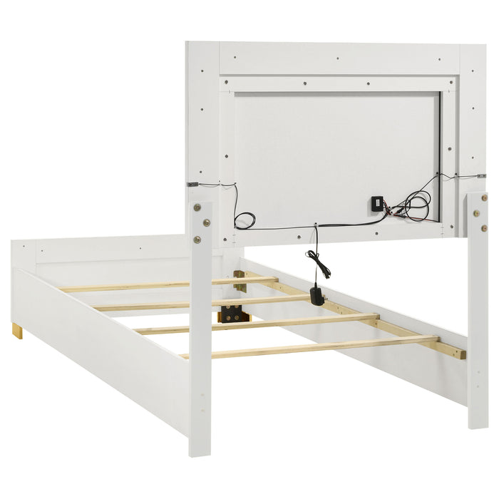 Marceline Beds White & Black Eastren King, Full, Twin, & Queen - Just Furniture (PA) - Multi Location
