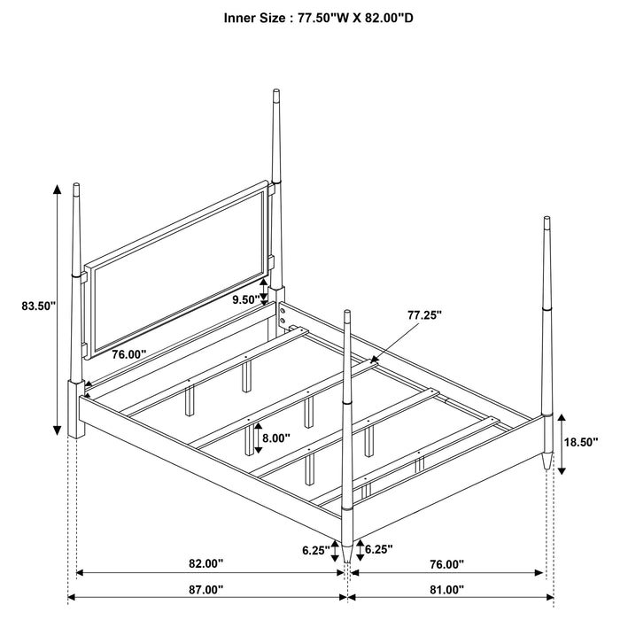 Emberlyn 4 Pc Bedroom Set - Just Furniture (PA) - Multi Location