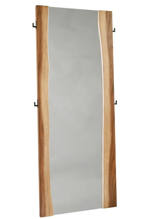 Winslow Standing Mirror Smokey Walnut and Coffee Bean - Just Furniture (PA) - Multi Location