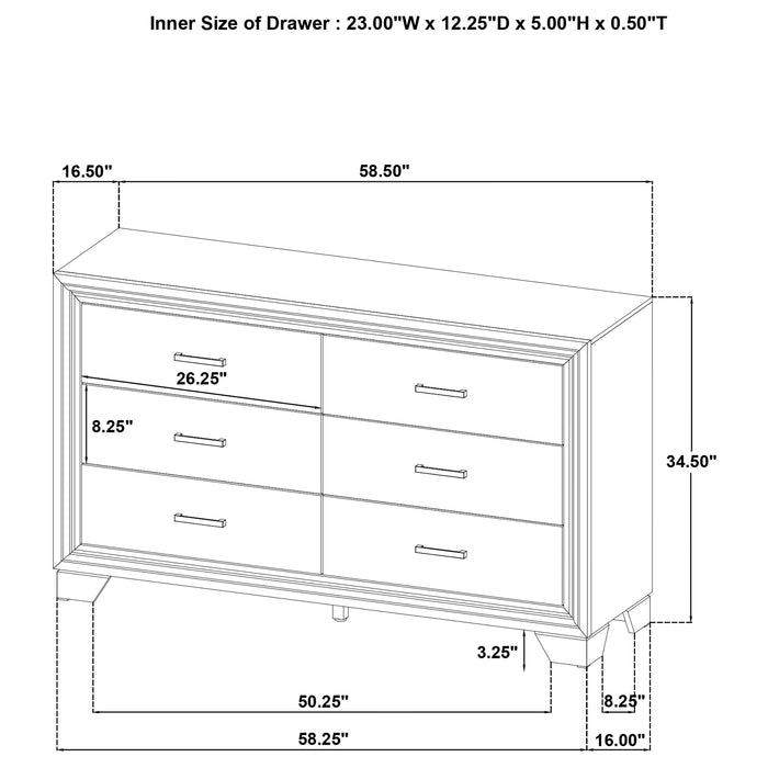 Wright 4 Pc & 5 Pc Bedroom Set - Just Furniture (PA) - Multi Location