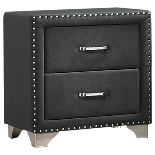 Melody 2-drawer Upholstered Nightstand Grey - Just Furniture (PA) - Multi Location