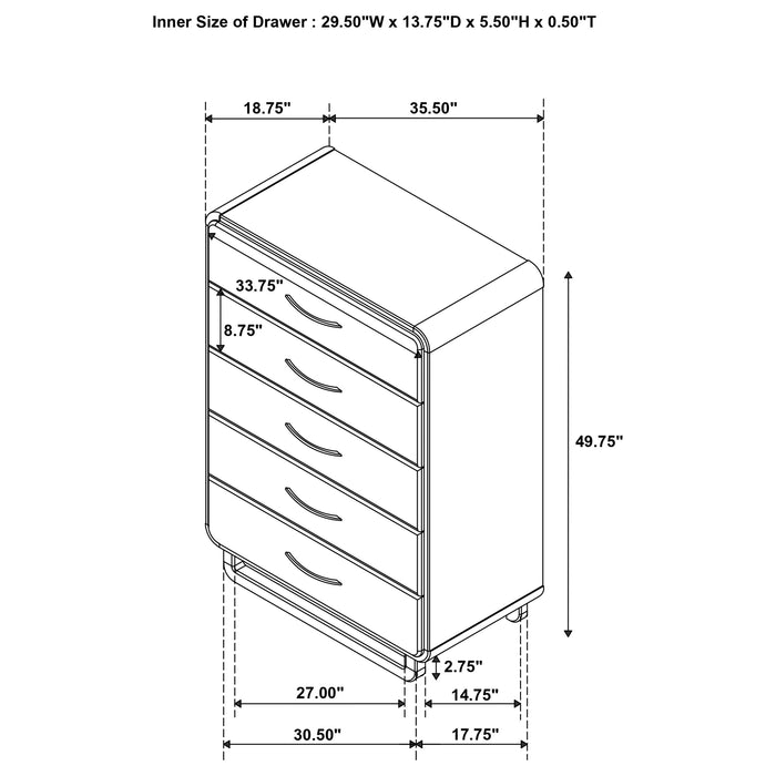 Amsbury Chest - Just Furniture (PA) - Multi Location
