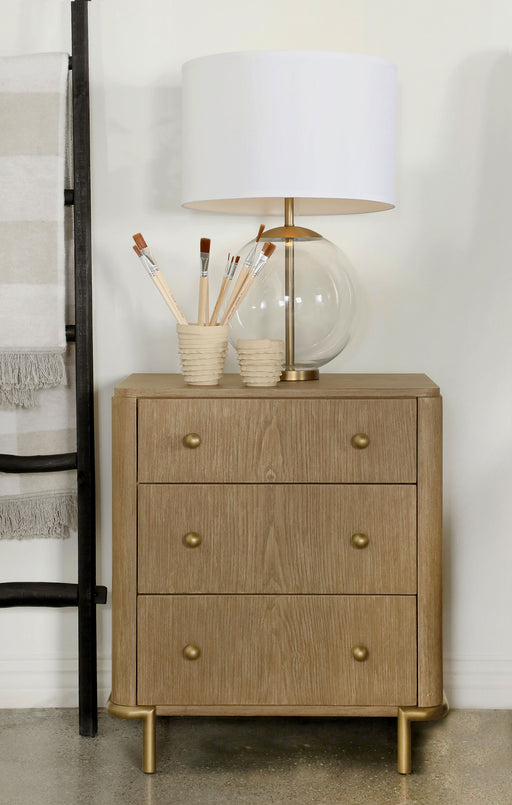 Arini 3-drawer Nightstand with Dual USB Ports Sand Wash - Just Furniture (PA) - Multi Location