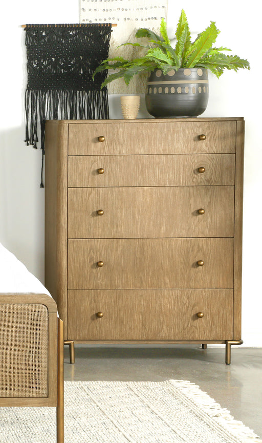 Arini 5-drawer Chest Sand Wash - Just Furniture (PA) - Multi Location