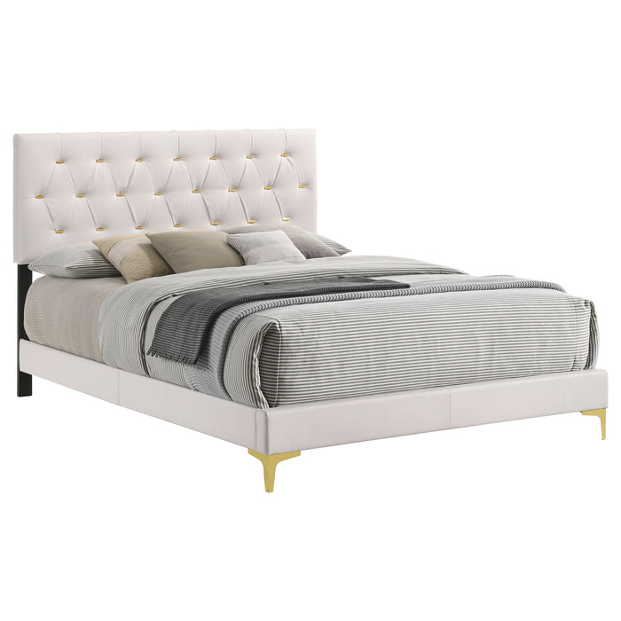 Kendall Panel Bed E.King, & Queen Black & White - Just Furniture (PA) - Multi Location