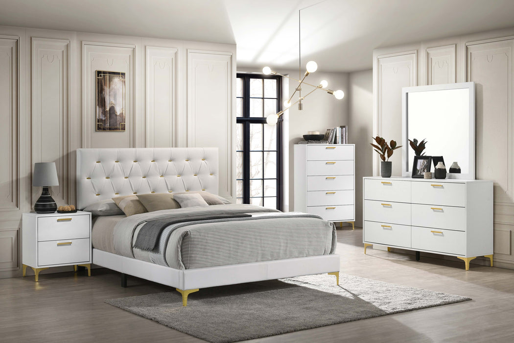 Kendall Panel Bed White - Just Furniture (PA) - Multi Location