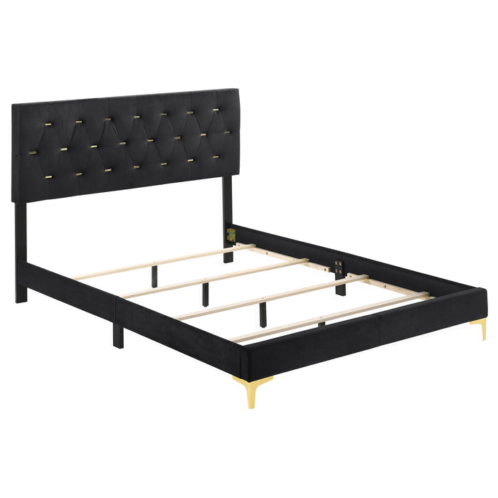 Kendall Panel Bed E.King, & Queen Black & White - Just Furniture (PA) - Multi Location