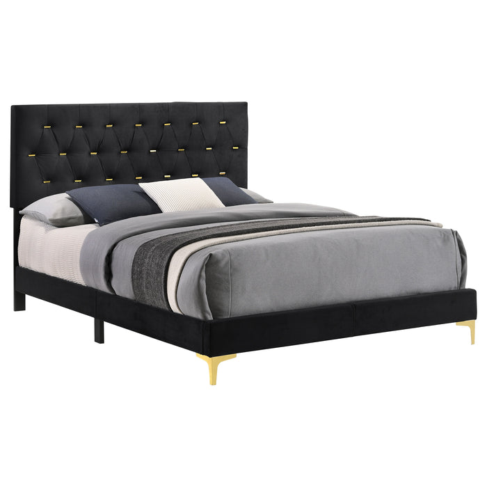 Kendall Panel Bed E.King, & Queen Black & White - Just Furniture (PA) - Multi Location