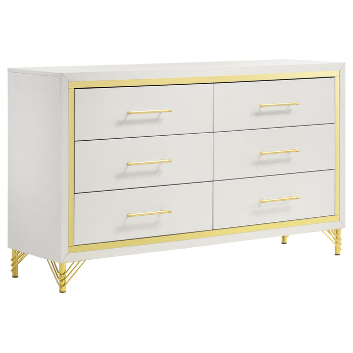 Lucia 4 & 5 Piece Bedroom Set King & Queen Beige & Grey - Just Furniture (PA) - Multi Location