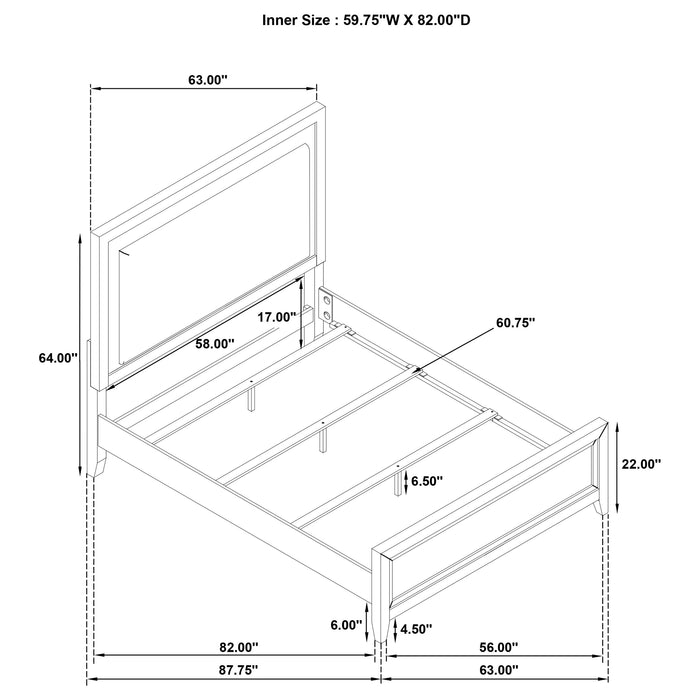 Marielle 4 Pc Bedroom Set - Just Furniture (PA) - Multi Location